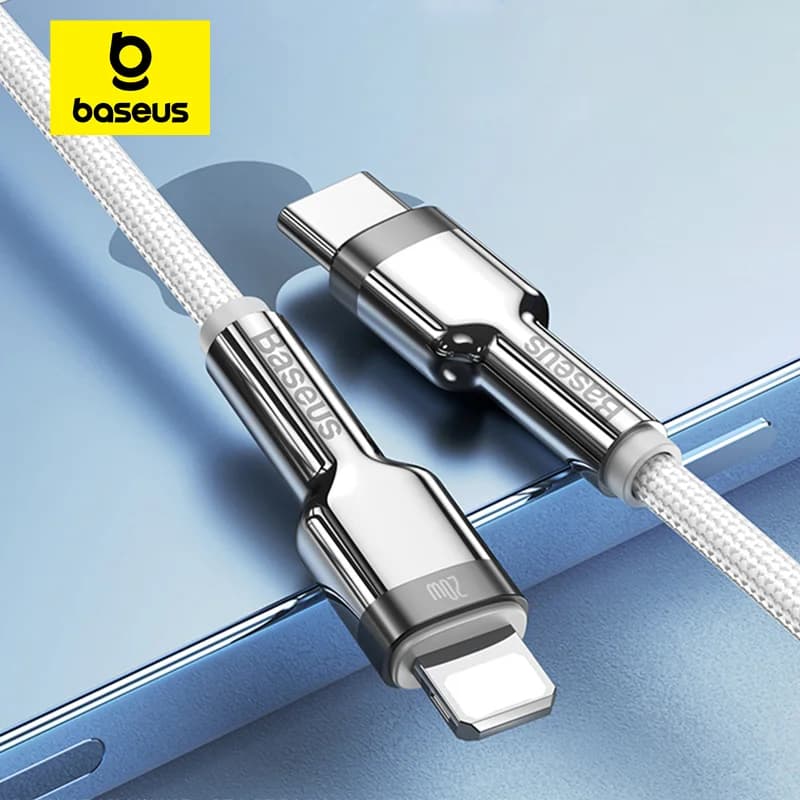 Cable de carga rápida USB-C a Lightning 20W PD