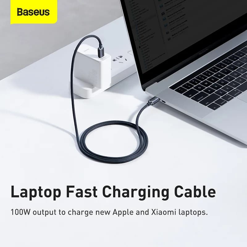 Cable de carga rápida USB-C a USB-C PD 100W