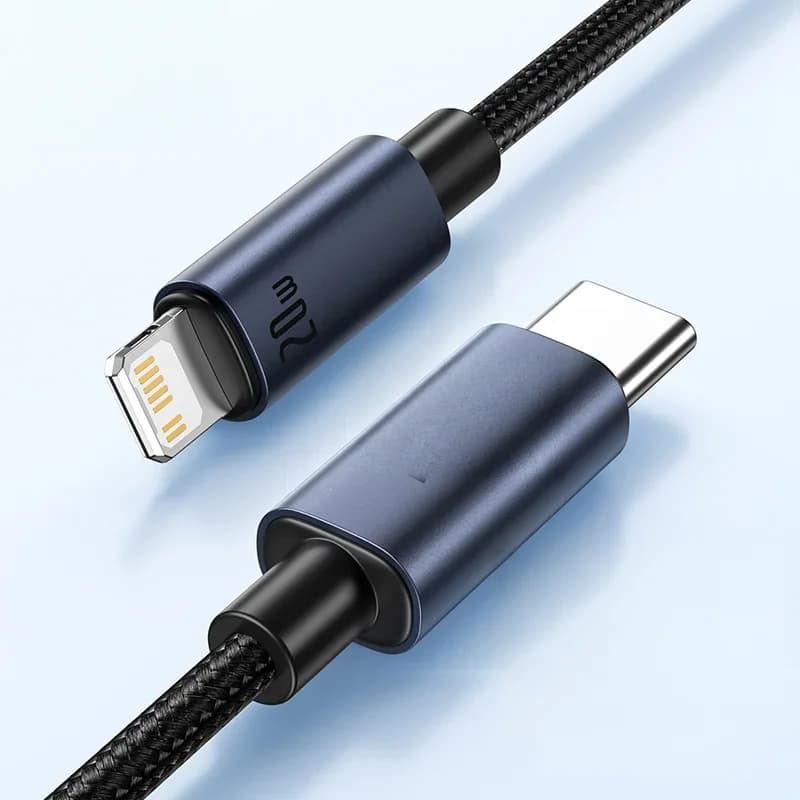 Cable de carga rápida USB-C a Lightning 20W para iPhone