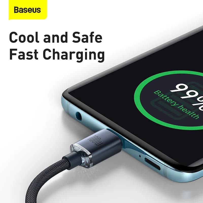 Cable de carga rápida USB-C a USB-C PD 100W